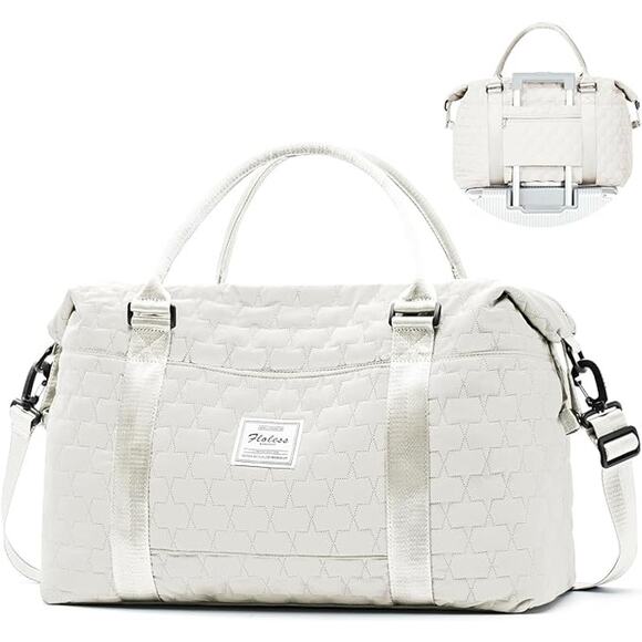 FLOLESS Handbags - Weekender Duffel Bags Travel Totes Bag  Sports Gym Dance Overnight Wet Pocket